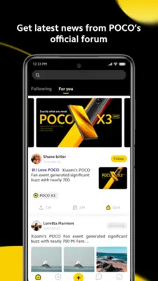 Poco Community android App screenshot 2